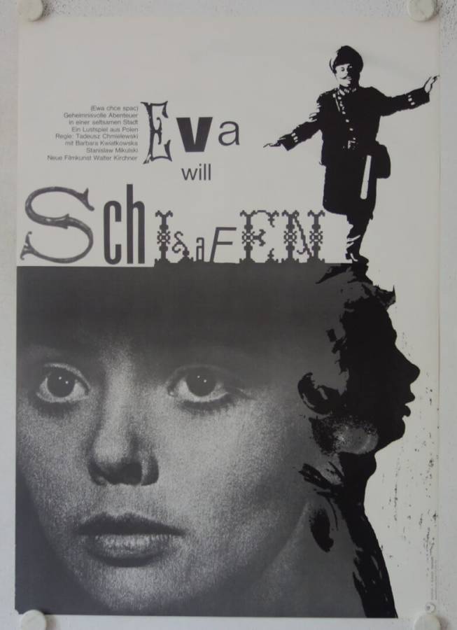 Eva will schlafen originales deutsches Filmplakat